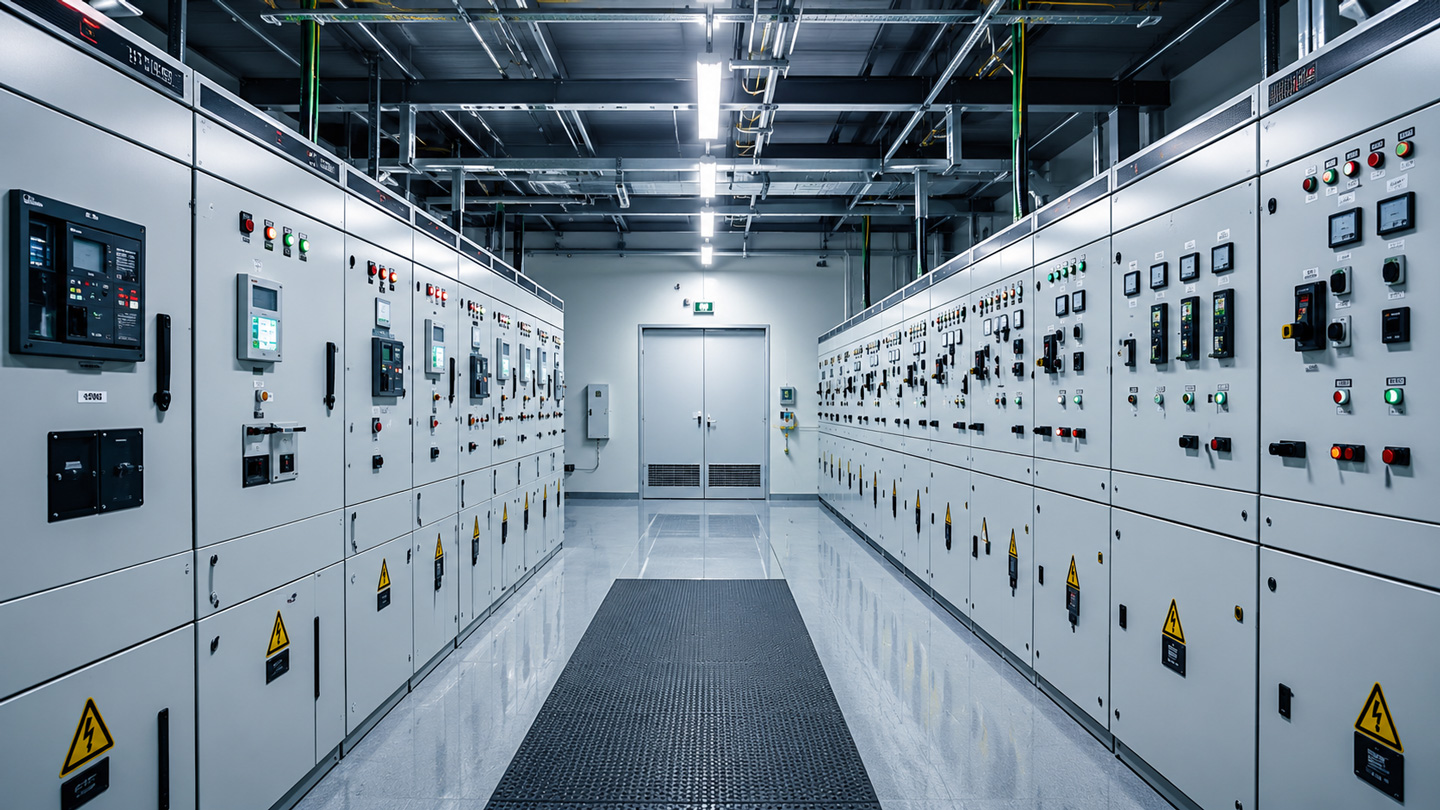 Elektrik kontrol panolarının bulunduğu teknik alan
